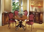 Teilmassive, nussbaumfarben furnierte Kommoden