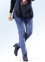 4-Pocket-Jeans in komfortabler Schlupfform JEANSBLAU