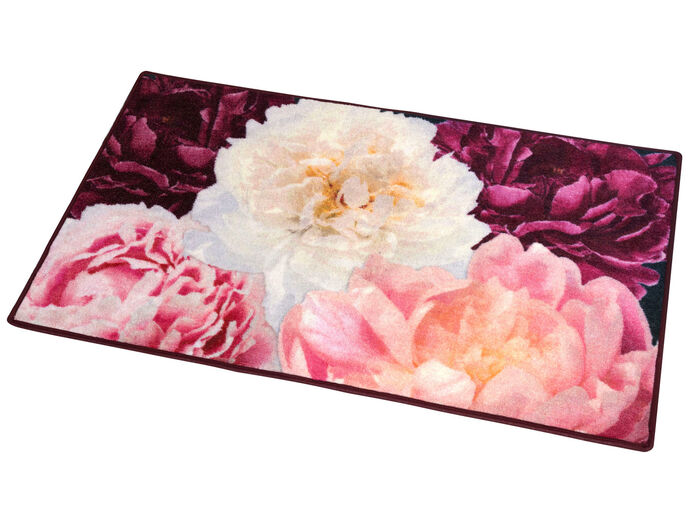 Badgarnitur mit Pfingstrosen Motiv 