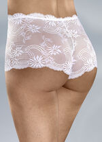 Laurina Viererpack Pants aus hübscher Elastikspitze 