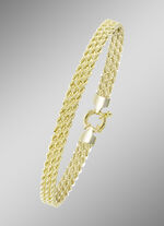 Elegantes, 3-reihiges Kordelketten-Armband 