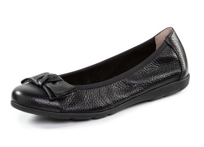 Caprice, schicke Damen-Ballerinas, Weite G, mit Gummizug 