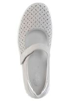 ELENA EDEN Spangenschuh aus Veloursleder mit luftigen Durchbr&uuml;chen 