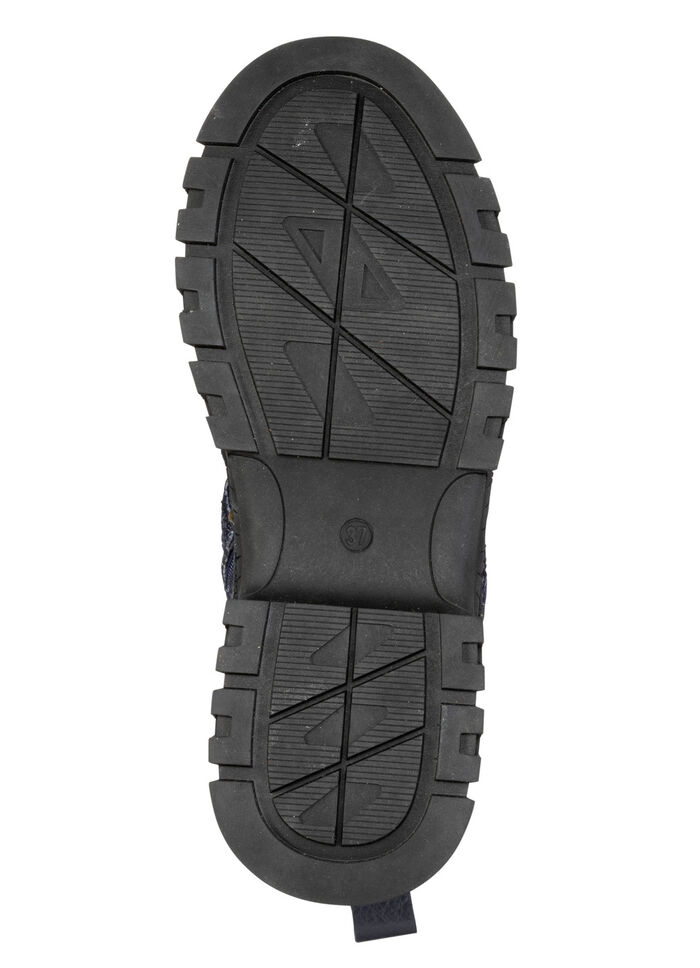 Gemini, modische Damen-Stiefeletten, Winterschuhe, Weite G, mit herausnehmbarem Fußbett MARINE