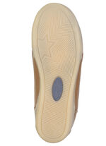 Andrea Conti, bequeme Damen-Sneaker, Weite G, mit herausnehmbarem Fußbett COGNAC