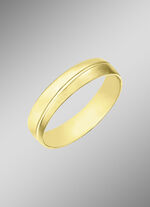 Edler Trauring glänzend/mattiert 