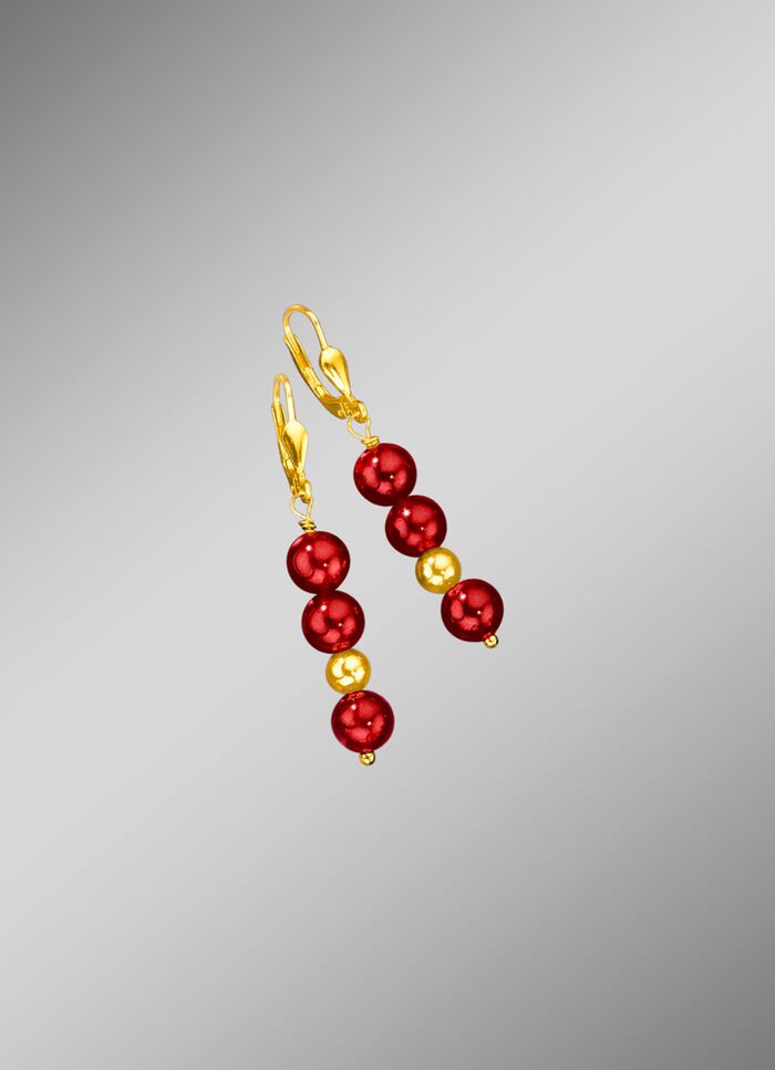 Ohrh&auml;nger, echt Granat 