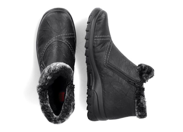 Rieker, gef&uuml;tterte Damen-Boots, Winterschuhe, mit Rei&szlig;verschluss 