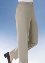 Hose mit Metallzier am Bund in 8 Farben SAND MELIERT