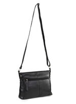 Laurina, Tasche, Damen, mit verstellbarem Umh&auml;ngeriemen SCHWARZ