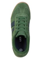 Sportliche Herren-Sneaker, mit herausnehmbarem Fu&szlig;bett GR&Uuml;N-MARINE