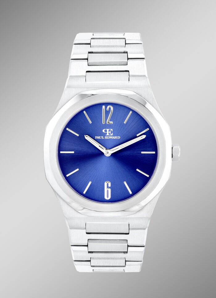 Quartz-Herrenuhr mit Edelstahlbandgeh&auml;use 