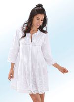 Bestickte Tunika aus reiner Baumwolle 