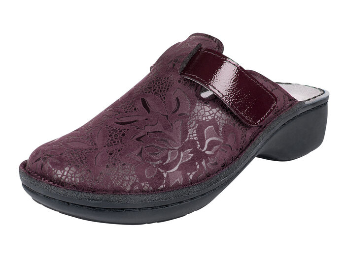Bequem-Clog aus Stretchmaterial  BORDEAUX