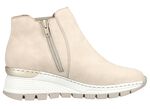 Rieker Stiefelette aus weichem Nubukmaterial BEIGE