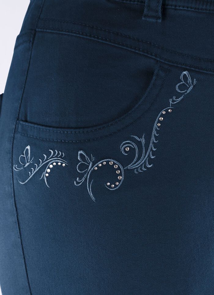 Hose mit funkelnden Glitzersteinchen 