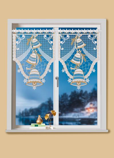 Scheibenhänger aus echter Plauener Spitze 