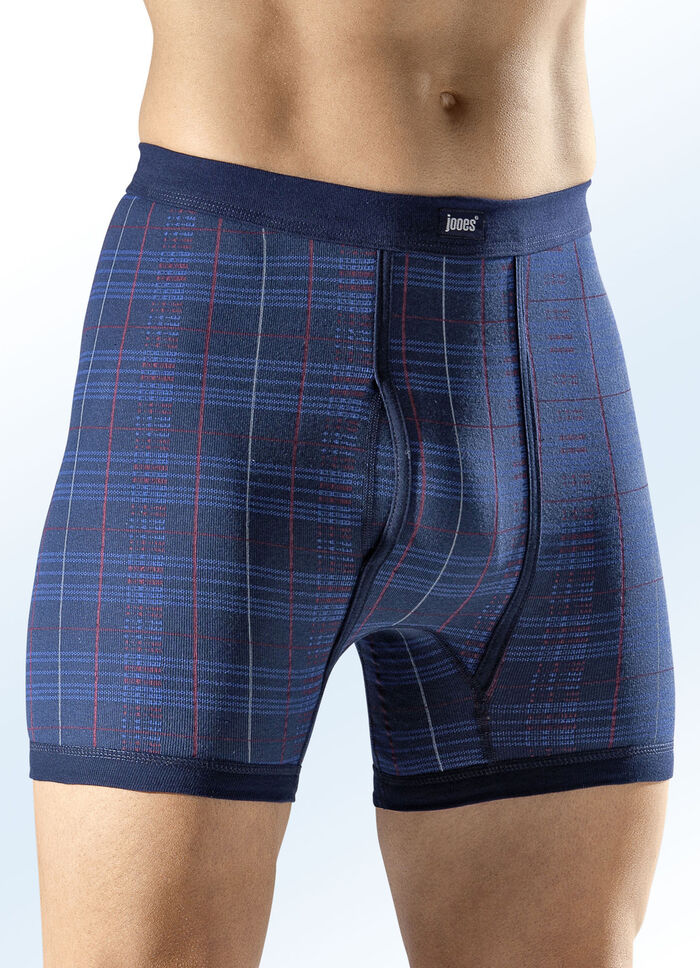 Viererpack Unterhosen, allover dessiniert 