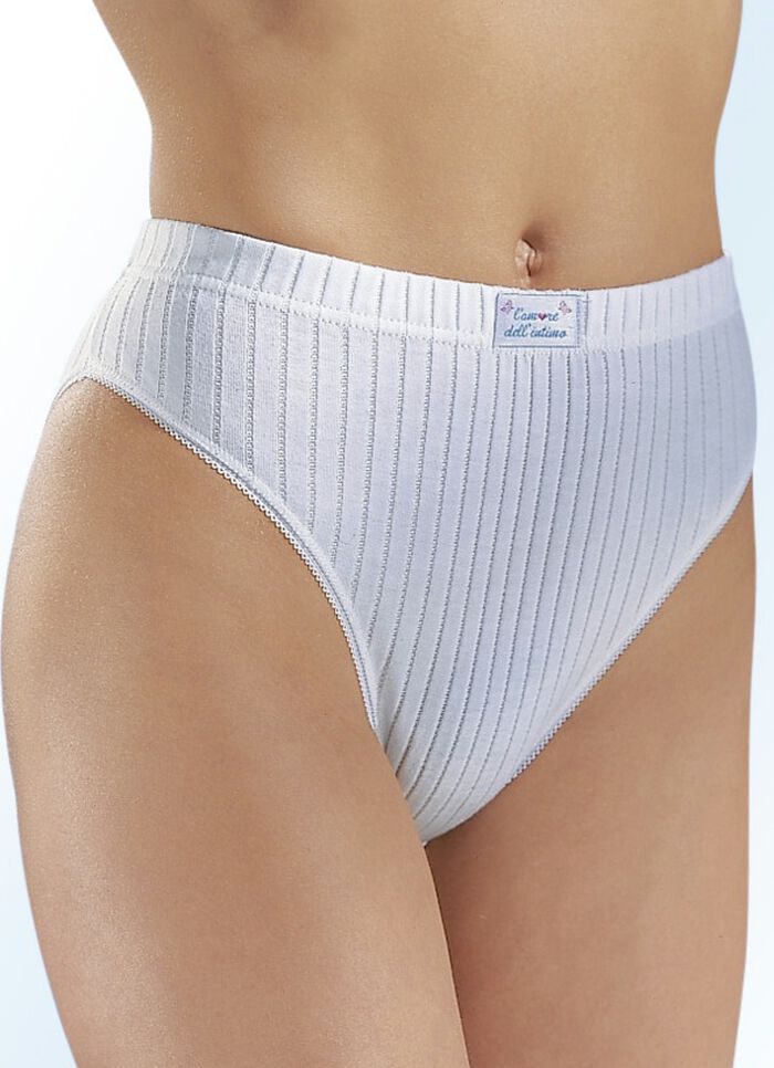 Mehrfachpack Slips mi Rippenstruktur 