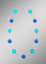 Schmuckset, 3-teilig, mit Kristallsteinen 