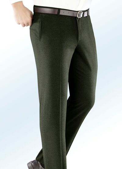 "Klaus Modelle"-Unterbauchhose aus Flanell in 2 Farben 