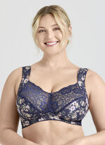 Miss Mary BH mit farbharmonischem Floraldessin MARINE-BUNT