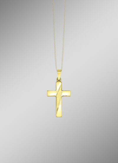 Kreuz-Anhänger in Bicolor  Kreuz-Anhänger in Bicolor