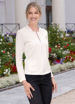 Blusenjacke mit Stehkragen 