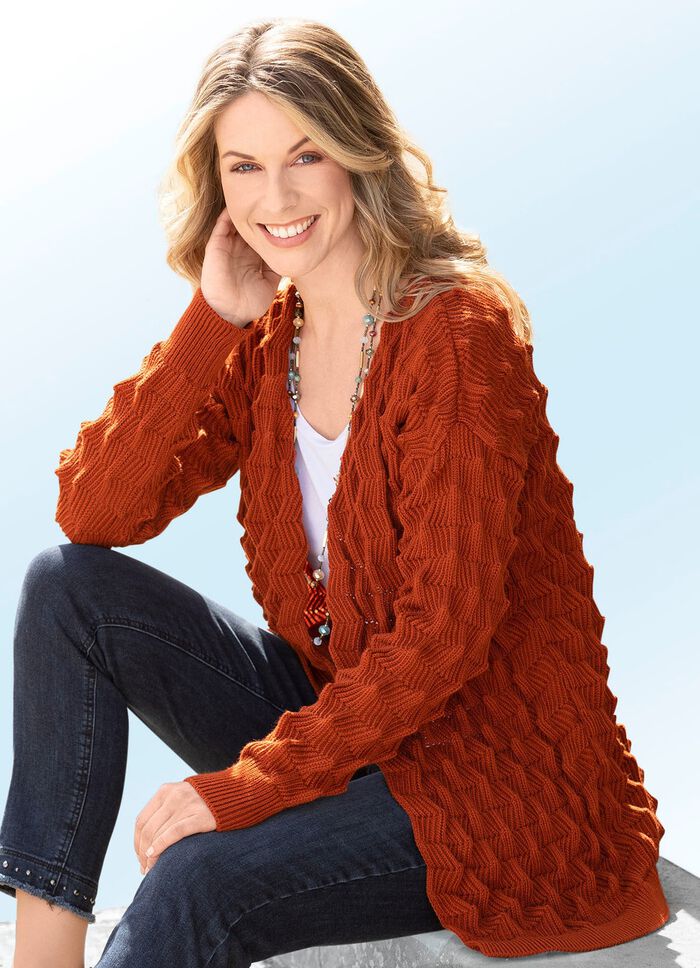 Strickjacke mit toller Struktur 