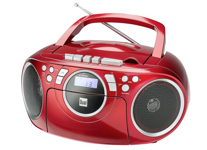 Dual P70 CD-/Radio-/Kassettenspieler ROT