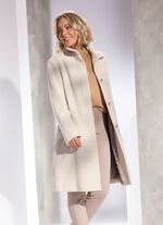 Kurzmantel mit abnehmbarem Schal 