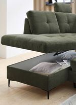 Ansprechende Polsterecke mit komfortabler Bettfunktion 