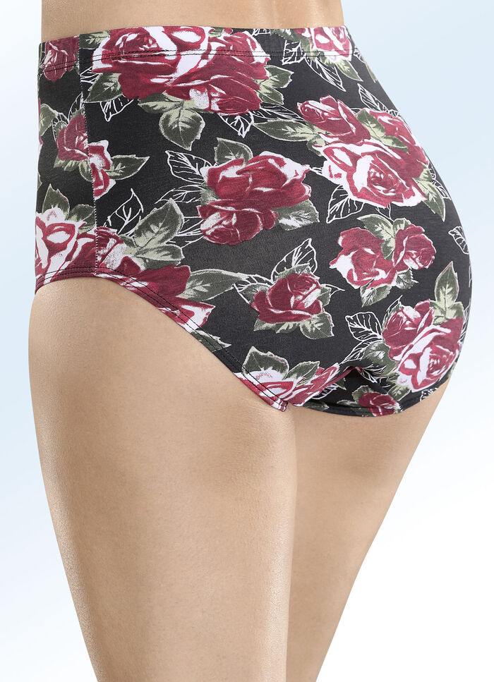 Viererpack Slips mit Gummizug im Bund