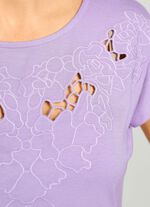 Shirt mit modischen Cut-Outs 