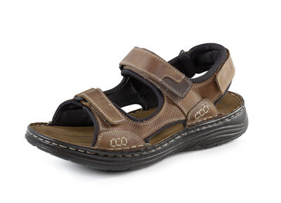GINO GALANTE, komfortable Herren-Trekkingsandalen, aus Leder  GINO GALANTE, komfortable Herren-Trekkingsandalen, aus Leder