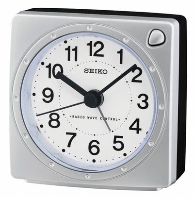 Seiko QHR201S Funkwecker No Tick 