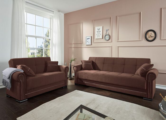 Polsterm&ouml;bel auf stabilem Holzgrundgestell mit Funktion 