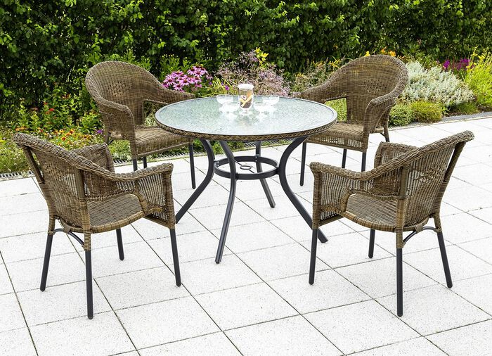 Ravenna Gartenm&ouml;bel-Set, 5-teilig 