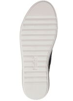 Waldl&auml;ufer Schn&uuml;rschuh aus gl&auml;nzend bedrucktem Nubukleder SCHWARZ-BRONZE