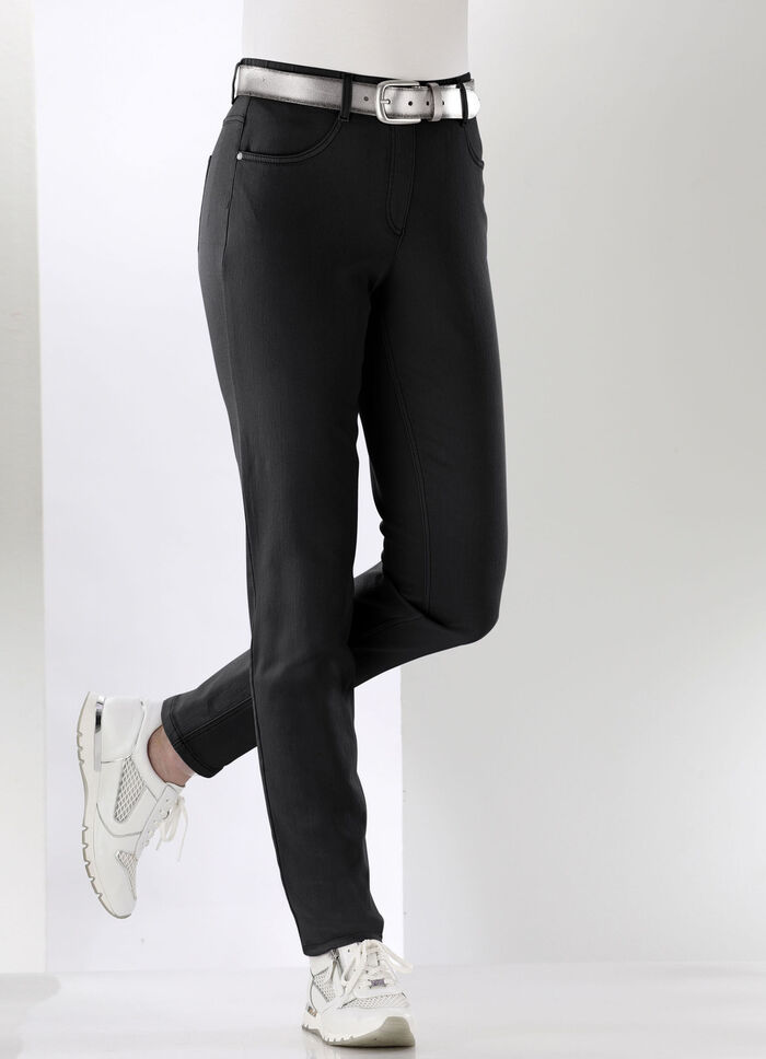 Magic-Jeans mit hohem Stretchanteil SCHWARZ