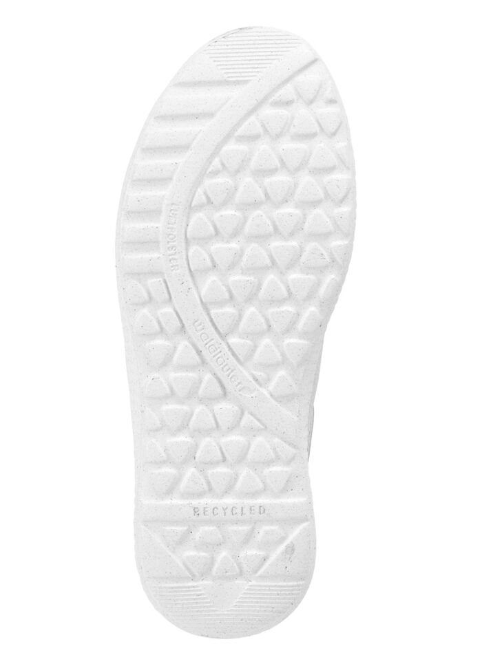 Waldläufer, bequeme Damen-Schnürschuhe, Weite K, mit herausnehmbarem Fußbett BLEU-SILBER