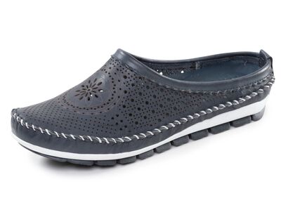 Gemini, sommerlicher Damen-Sabot, Weite G, mit herausnehmbarem Fu&szlig;bett 