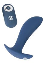 Seidig zarter Analplug mit Fernbedienung 