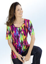 Shirt mit farbbrillantem Inkjet-Druck 