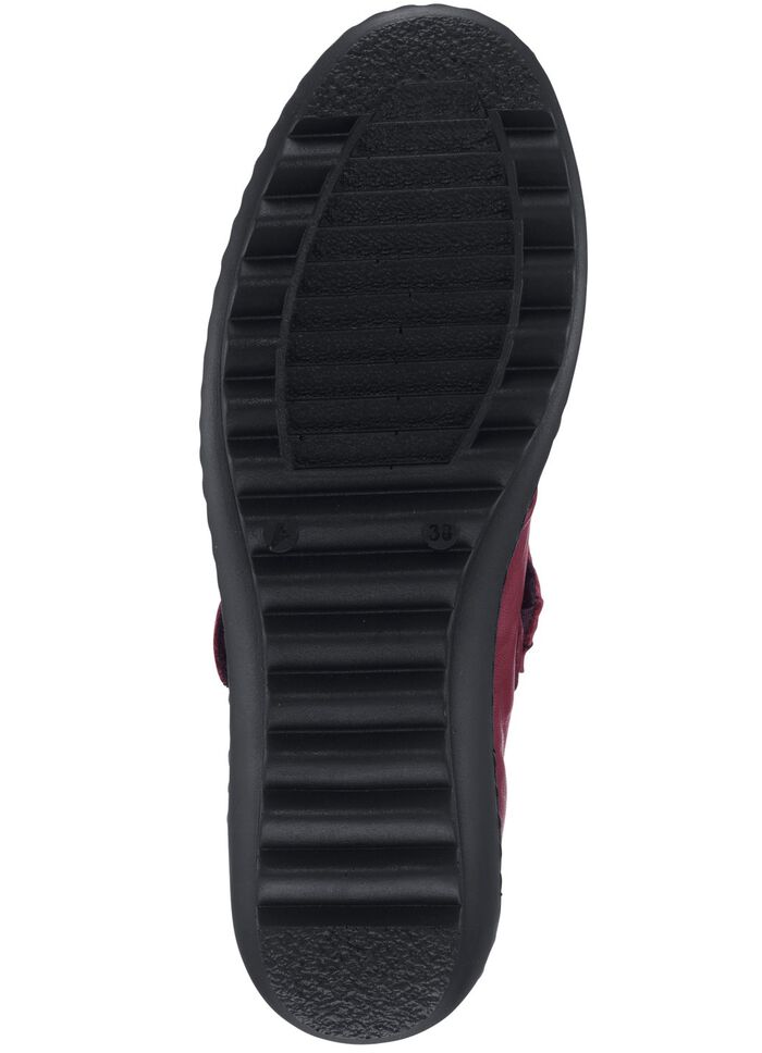 Slipper mit herausnehmbarem Lederfu&szlig;bett, Weite G 