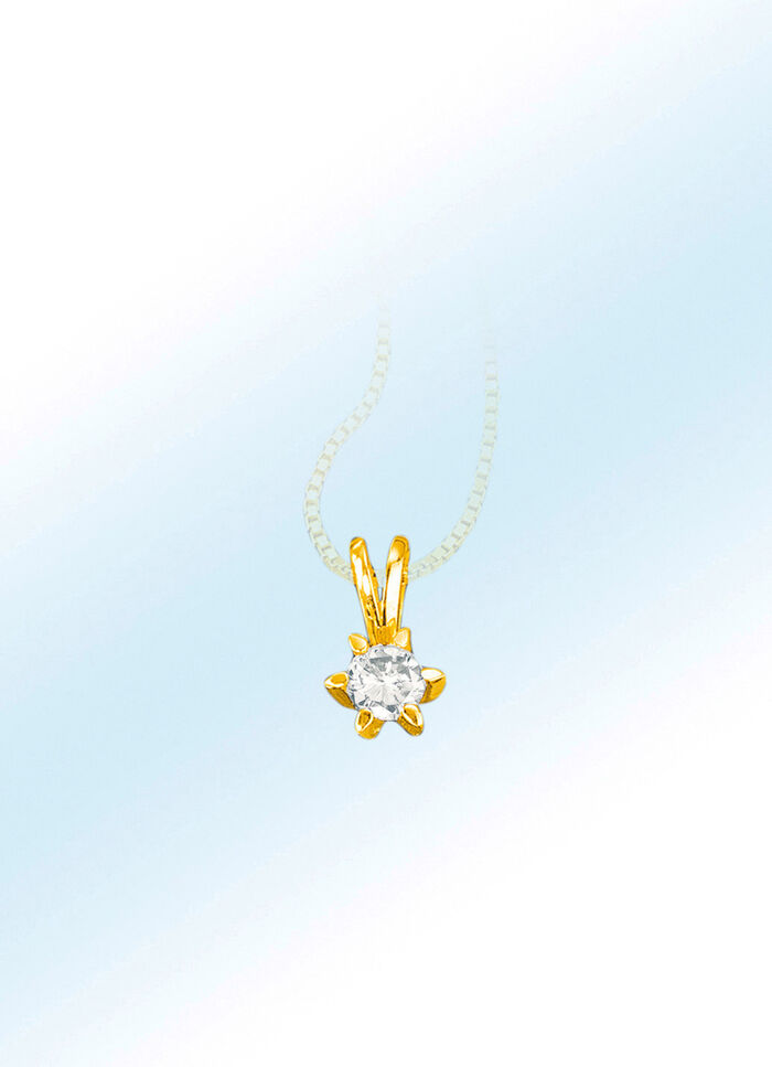 Solit&auml;r-Anh&auml;nger mit Veneziakette 