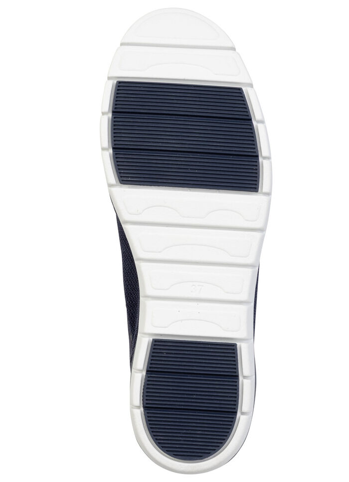 ELENA EDEN, bequeme Damen-Sneaker, Weite H, mit herausnehmbarem Fußbett MARINE