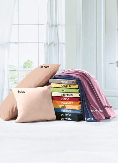 Spannbettt&uuml;cher aus reiner Baumwolle 