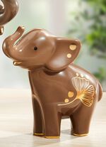 Goebel Elefant mit Echtgoldauflage BRAUN