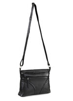 Laurina, Tasche, Damen, mit verstellbarem Umh&auml;ngeriemen SCHWARZ